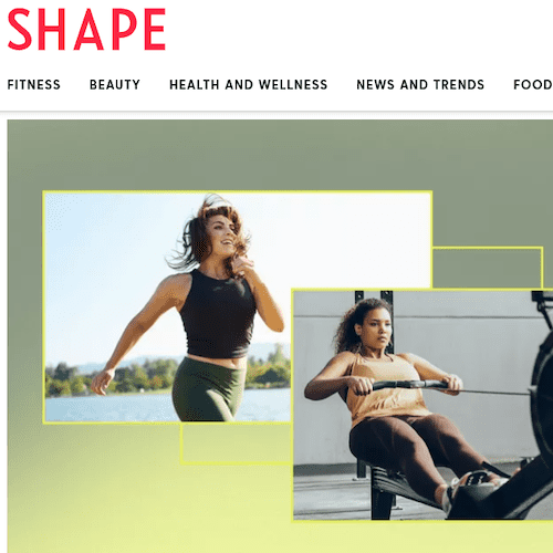 graphic: shape homepage screenshot