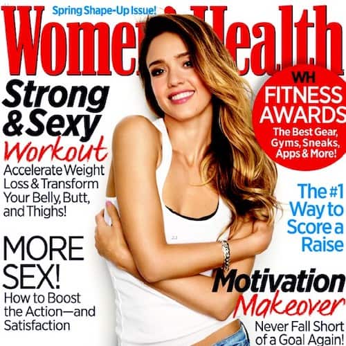 graphic: women's health cover, march 2013