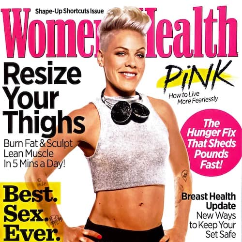 graphic: women's health cover, october 2013